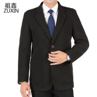祖鑫2021春秋季休闲厚款西服男式宽松爸爸装单件西装中年男士商务男装外套