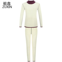 祖鑫2021奶奶保暖内衣加绒老太太秋衣秋裤妈妈秋冬打底衫加厚老年人女套装