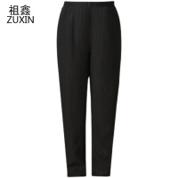 祖鑫2021奶奶裤子冬季加绒外穿老太太保暖裤松紧腰妈妈加厚直筒老年人女裤