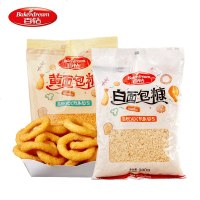 安琪钻面糠 金黄白色面渣屑 油炸食品裹粉 面包糠2包白色(送番茄酱)