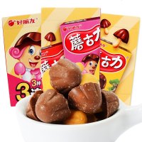 蘑古力饼干红豆味牛奶巧力味饼干蘑菇力儿童食 红豆巧克力味x6盒