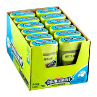 无糖薄荷糖塑料粒薄荷味清新口气茉莉花接吻口香糖 4盒(清爽薄荷+茉莉花茶+冰柠薄荷+黑加