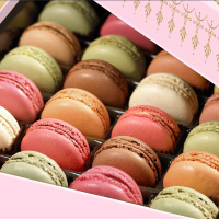 正宗法式手工马卡龙甜点枚礼装蛋糕点心小饼干生日送礼物面