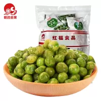 红福食品朝启金果牌蒜香青豆500g手抓小包装