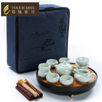 便携式随身旅行包功夫茶具套装陶瓷家用茶杯日式干泡小茶盘