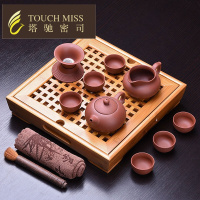 功夫茶具套装不带电器家用茶杯茶盘泡茶壶整套