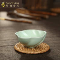 禅定杯开片功夫主人杯子陶瓷茶杯汝窑单杯品茗茶碗