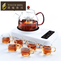 电陶炉煮茶炉普洱黑茶白茶泡茶壶蒸汽煮茶器玻璃煮茶壶家用