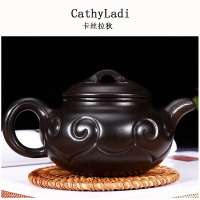 纯手工仿古如意壶复古创意家用办公紫砂泡茶壶功夫茶具个性单壶