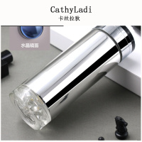 玻璃杯水晶真空杯双层玻璃保温杯男女款便携水杯泡茶杯子