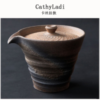 粗陶创意复古单壶陶瓷功夫茶具泡茶壶茶杯日式便携茶道家用办公