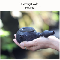 山水间 隐士茶壶 景德镇手工陶瓷茶器 中式创意功夫茶 收藏级孤品