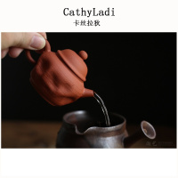 潮州手拉朱泥壶 手捏壶小煤窑 巨轮珠工夫泡小茶壶 潮汕功夫茶