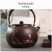 铜茶壶紫铜壶家用功夫茶烧水壶节日礼品