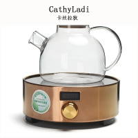 玻璃茶壶加厚耐热高温透明家用温茶壶大号花茶红茶器水壶电炉