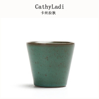 粗陶功夫茶具茶杯品茗杯小杯子闻香杯茶碗主人杯个人杯 普洱茶杯