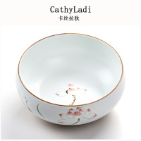 茶洗大号陶瓷杯洗笔洗水洗碗茶具茶道配件手绘画功夫茶海