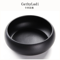 茶洗大号陶瓷杯洗笔洗水洗碗茶具茶道配件黑陶釉功夫茶海