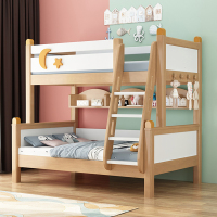 上下床双层床多功能高低床实木子母床大人两层上下木床家用儿童床