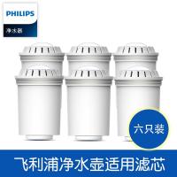 飞利浦净水器家用净水壶WP2806/2808滤水壶通用滤芯WP3904六支装