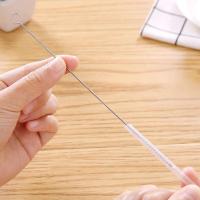 婴儿奶瓶吸管刷子清洁尼龙刷宝宝水杯壶吸管杯刷细长不锈钢小毛刷[3月2日发完]