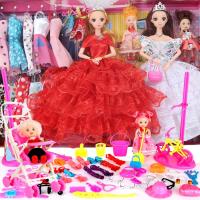 韩雪琪 换装芭比娃娃套装礼盒公主洋娃娃女孩生日过家家玩具