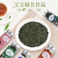 买二送一宝宝海苔黑芝麻粉儿童辅食牡蛎拌饭粉牛油果油海虾钙铁锌