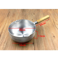 活动雪平锅 铝制麦饭石不粘煮粉煮粥煮汤瓢奶锅 拉面泡面铝锅商用