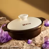 康巴赫炒菜砂锅煲家用燃气专用煲仔饭耐高温干烧不裂浅口陶瓷锅