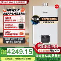 [大升数鲸沌沌]林内20升燃气热水器 变频恒温 家用天然气 节能大水量热水器20GS41新品