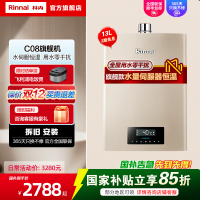 林内/Rinnai 13升燃气热水器13QC08/06水量伺服器恒温 防风防冻