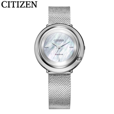 国行 西铁城(CITIZEN) 手表光动能不锈钢自由扣表带花语风吟系列女表