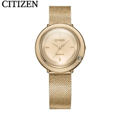 国行西铁城（CITIZEN） 手表光动能不锈钢自由扣表带花语风吟系列女表EM