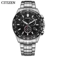 国行 西铁城(CITIZEN)光动能多局电波万年历不锈钢间BIP表壳时尚男表CB5874-90E