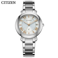国行 西铁城 CITIZEN 手表 光动能不锈钢三折扣表带时尚商务女表 EO1200-52A