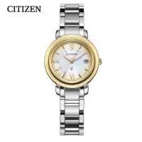 新品 国行西铁城 CITIZEN 手表光动能xC系列星期日期显示舒博泰表带商务简约时尚女表ES9447-51A