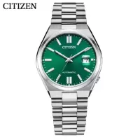 新品 国行西铁城 CITIZEN ME彩系列第二弹绿水鬼自动机械不锈钢带时尚商务男表 NJ0150-81X