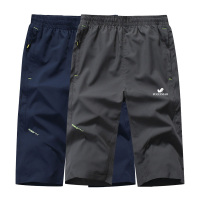 富贵鸟 短裤男夏季外穿2020年潮流宽松运动沙滩裤薄款休闲男士七分裤