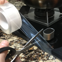 厨房水防水贴纸防霉防潮防油自粘卫生间水池美缝贴条台面挡水条