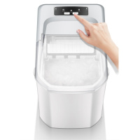 制冰机商用奶茶店冰块制作机古达家用小型学生宿舍迷你全自动造冰 风冷 手动注水9格-卓越白