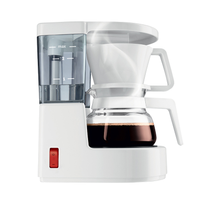 滴漏式咖啡机古达家用小型美式手冲煮咖啡壶 白色