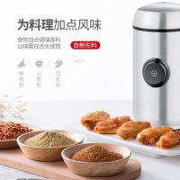 磨豆机古达电动咖啡豆研磨机 家用小型粉碎机不锈钢磨粉机 不锈钢色
