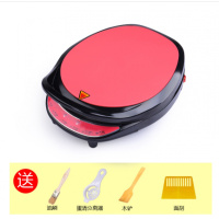 新款32cm电饼铛古达家用悬浮双面加热煎饼机电饼档蛋糕机烙饼 红色带标准大礼包内径30cm深2.5cm