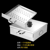 家用迷你小型肠粉机古达广东拉肠粉专用粉工具抽屉式蒸盘家庭蒸箱 粉红色