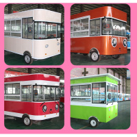 移动古达小吃车多功能四轮电动餐车烧烤油炸摆摊小推车商用快餐车房车 白色款式订制 官方标配