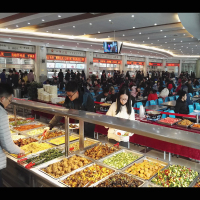 玻璃罩古达电加热快餐车保温售饭台快餐保温台商用蒸菜台汤池粥桶定制