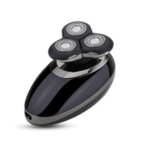 剃光头非黄金蛋智能数显男士刮光头机五刀头电动剃须刀充电式刮胡刀 数显/三刀头 标配+理发器