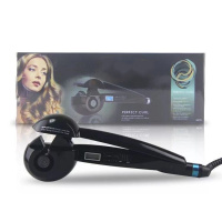 液晶全自动卷发器黄金蛋蜗牛卷发器 电动卷发非 波浪卷非 卷发非 黑色国标