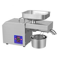 家用温控不锈钢古达榨油机智能电动冷热榨商用全自动