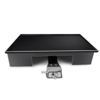 商用古达铁板鱿鱼机加厚铁板烧冷面扒炉商用摆摊铁板豆腐手抓饼煎盘灶 60*40*6毫米无口+单灶套餐